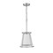 Z-Lite Lenyx Pendant 1 Light Mini Pendant, Brushed Nickel & White 1935MP-BN - alternate 4